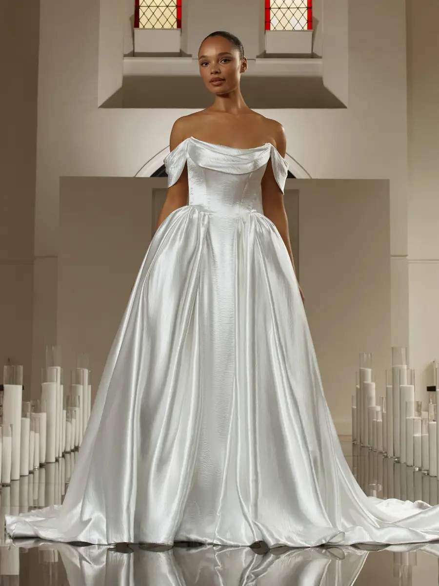 Swift wedding dress by Evie Young